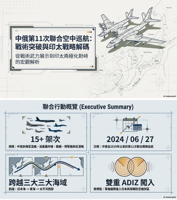 短評中俄第11次聯合空中戰略巡航